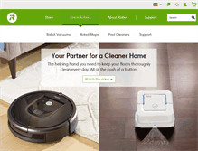 Tablet Screenshot of irobot.com