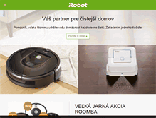 Tablet Screenshot of irobot.sk